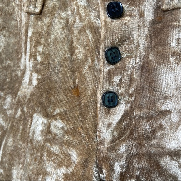 Vintage Crushed Velvet 70s Bell Bottom Pants - Picture 7 of 7